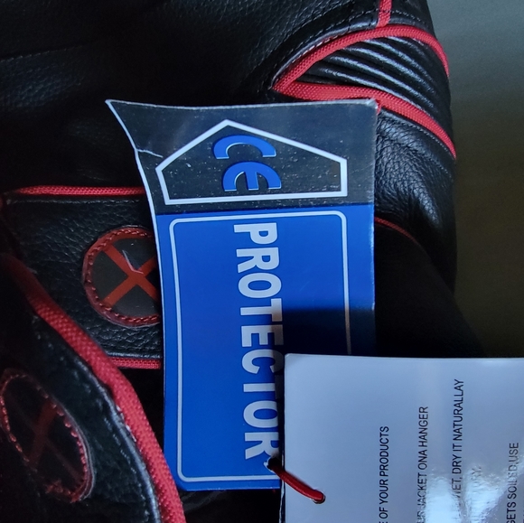 Classiak motorcycle jacket real leather CE armor - Picture 6 of 10